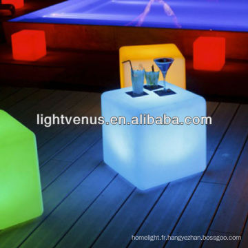 Allumé clignotant 3D cube led électronique